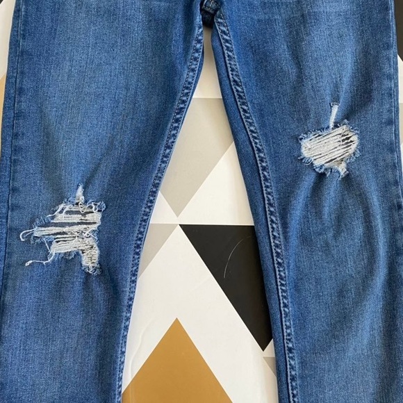 Free People Shark Bite High Rise Skinny Jeans 26 - Picture 8 of 9